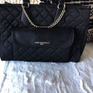 LAST DAY EUC Karl Lagerfeld purse WILL BE POSTED